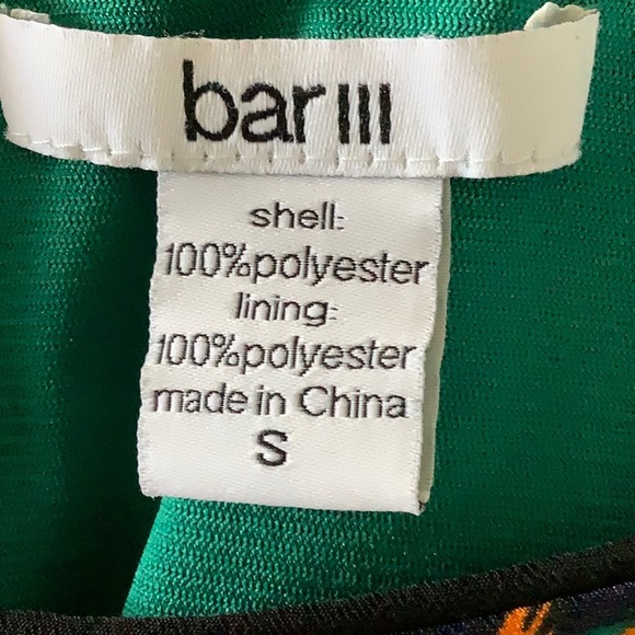 Bar III Multi-colored Sleeveless Dress Size Small - Picture 9 of 10